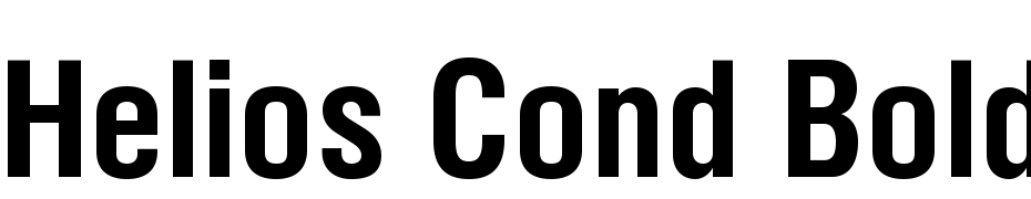 Helios Cond Bold Font Download Free